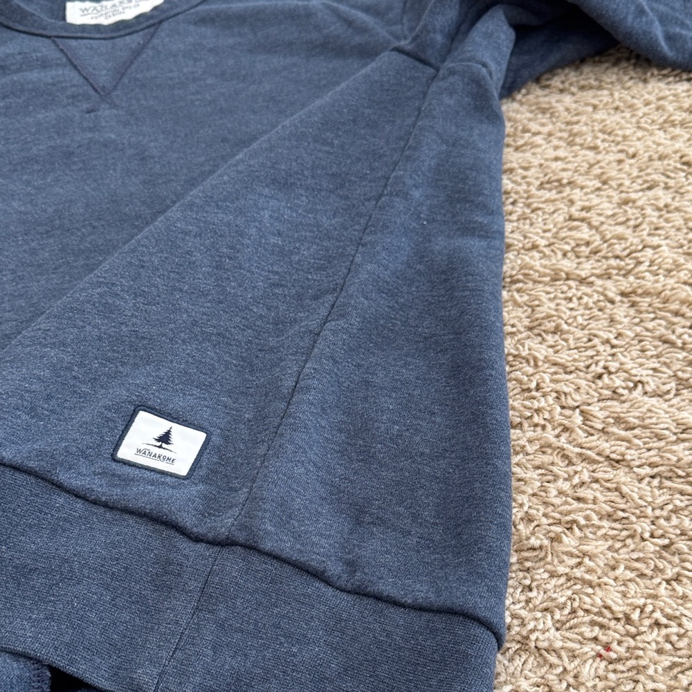 Wanakhome Womens Super Soft Heathered Blue Crewneck Crew Sweatshirt, sz M - Picture 8 of 15